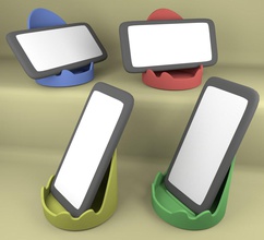 smartphone-Ständer smartphone stand stl drucken 3d print model - Mito3D