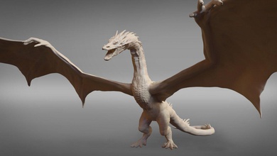 smaug 3 Posen dragon Kreatur monster realistisch sind fantasy Charakter magisch fiktive Drachen hobbit Filme Herr Ringe defiler drucken 3dprint 3d print model - Mito3D