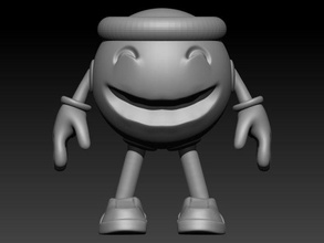 sourire emoji 3d impression modèle in 3dexport personnage dessin animé 3dprinter 3dprint 3dprinting 3d print model - Mito3D