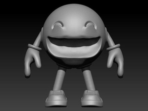sorriso emoji personagem desenho animado Personagem 3dprint 3dprinted 3dprinting 3d print model - Mito3D