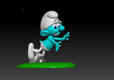 smurf model child character cartoon figurines 3dprint 3d print model - Mito3D