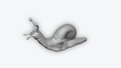 escargot 3d impression modèle in 3dexport animal invertébré faune gastéropode coquille nature animaux miniatures 3d print model - Mito3D
