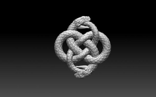 serpente 3d impressão modelo escultura lagarto cobra víbora Poção mordida infinidade arte esculturas cascavel mamba 3d print model - Mito3D