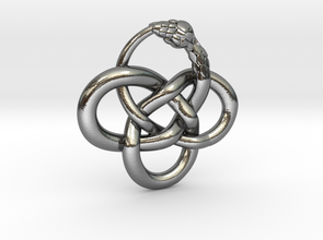 snake celtic knot 3d print model in pendants 3dexport knots animals 3d print model - Mito3D