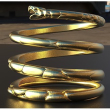 serpente anello gioielli natura moda stile 3d print model - Mito3D