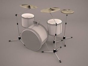 snare drum set drums snares piccolo music musician musical instrumental solo bass guitar amp effects piano horn sticks drumstick 3d print model - Mito3D