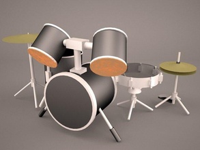 laccio tamburo 3d modello in percussione 3dexport impostato tamburi insidie ottavino musica musicista musicale strumentale assolo basso chitarra amp effetti pianoforte corno bastoni bacchetta 3d print model - Mito3D