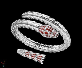 cou bracelets 3d impression modèle in 3dexport bvlgari bulgari 3d print model - Mito3D
