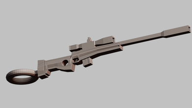 francotirador llavero sniper keychain llaveros imprimible printable 3dprint 3d print model - Mito3D