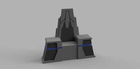 snokes sedia - star wars ultimo jedi starwars thelastjedi la sedie supremo il leader 3d print model - Mito3D