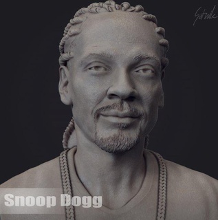 snoop dogg man rapper eminem kanye celebrity famous biggie tupac west rap sculptures dre shakur drake bieber miniatures 3d print model - Mito3D