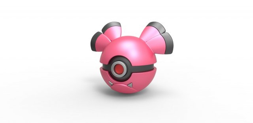 snubbull orb 3d print model in 3dexport container toy printable 3d print model - Mito3D