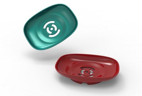 Seife Gericht Badezimmer Tablett Dekor Keramik Zubehör Halter Unterstützung Riegel 3d print model - Mito3D