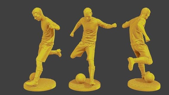 Futbol oyuncu sp 001 3d Yazdır model figürinler şekil minyatür heykel adam Fincan spor Messi ronaldo savunma oyuncusu ileri merkez forvet left mid right kaleci Arjantin Brezilya action figure 3d print model - Mito3D