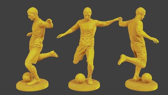 futbol oyuncu sp 002 3d yazdır model in figürinler 3dexport şekil minyatür heykel adam fincan spor messi ronaldo savunma oyuncusu ileri merkez forvet left mid right kaleci arjantin brezilya action figure 3d print model - Mito3D
