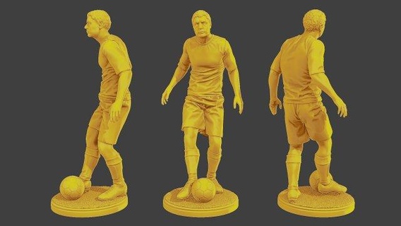Futbol oyuncu sp 007 3d Yazdır model figürinler şekil minyatür heykel adam Fincan spor Messi ronaldo savunma oyuncusu ileri merkez forvet left mid right kaleci Arjantin Brezilya action figure 3d print model - Mito3D