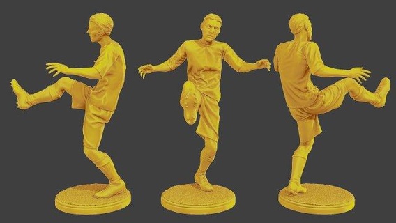 Futbol oyuncu sp 009 3d Yazdır model figürinler şekil minyatür heykel adam Fincan spor Messi ronaldo savunma oyuncusu ileri merkez forvet left mid right kaleci Arjantin Brezilya action figure 3d print model - Mito3D