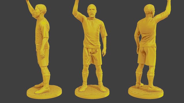 fußball spieler sp 020 3d drucken modell figuren 3dexport zahl miniatur skulptur tasse sport messi ronaldo verteidiger weiterleiten center stürmer left mid right torwart argentinien brasil action figure 3D print model - Mito3D