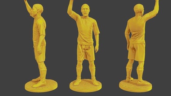 futbol oyuncu sp 020 3d yazdır model in figürinler 3dexport şekil minyatür heykel adam fincan spor messi ronaldo savunma oyuncusu ileri merkez forvet left mid right kaleci arjantin brezilya action figure 3d print model - Mito3D