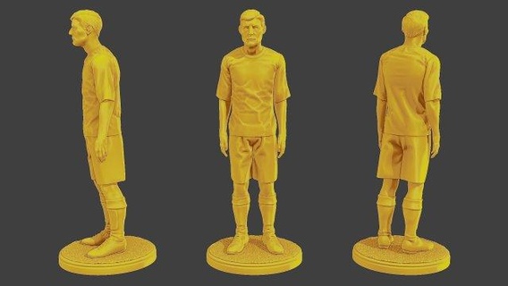 football joueur sp 022 3d impression modèle figurines 3d print model - Mito3D