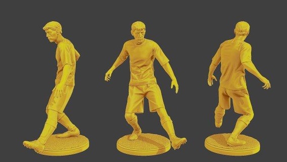 Futbol oyuncu sp 026 3d Yazdır model figürinler şekil minyatür heykel adam Fincan spor Messi ronaldo savunma oyuncusu ileri merkez forvet left mid right kaleci Arjantin Brezilya action figure 3d print model - Mito3D