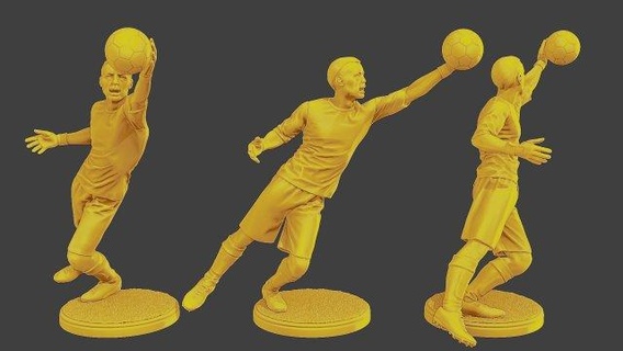 Futbol oyuncu sp 029 3d Yazdır model figürinler şekil minyatür heykel adam Fincan spor Messi ronaldo savunma oyuncusu ileri merkez forvet left mid right kaleci Arjantin Brezilya action figure 3d print model - Mito3D