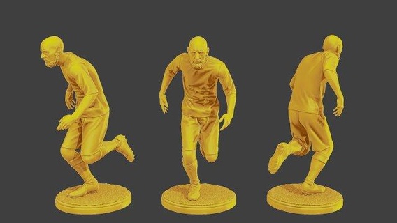 Futbol oyuncu sp 036 3d Yazdır model figürinler şekil minyatür heykel adam Fincan spor Messi ronaldo savunma oyuncusu ileri merkez forvet left mid right kaleci Arjantin Brezilya action figure 3d print model - Mito3D