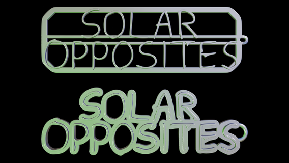 solar opuestos baratija 2 1 gratis llaveros memes almiar Morty colgante pendiente pulsera 3d print model - Mito3D