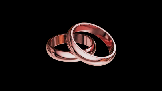 katı klasik düğün yüzük 3d Yazdır model yüzükler takı yazdırılabilir mücevher altın gümüş sterlin normal grup olağan düzenli bilimkurgu KADIN nişan yüzüğü 3d print model - Mito3D