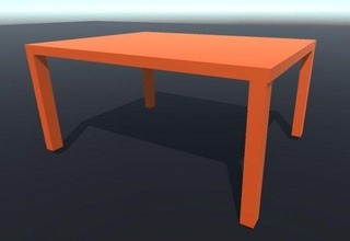 solide Couleur table libre 3d print model - Mito3D