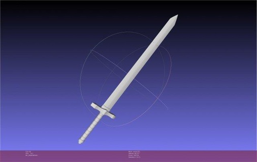 solo leveling sword intact broken assembly anime replica cosplay solo-leveling 3d print model - Mito3D