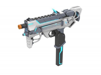 sombra cannon cyberspace skin - overwatch printable stl files 3d print model toys toy craft diy cosplay video game machine pistol smg 3d print model - Mito3D