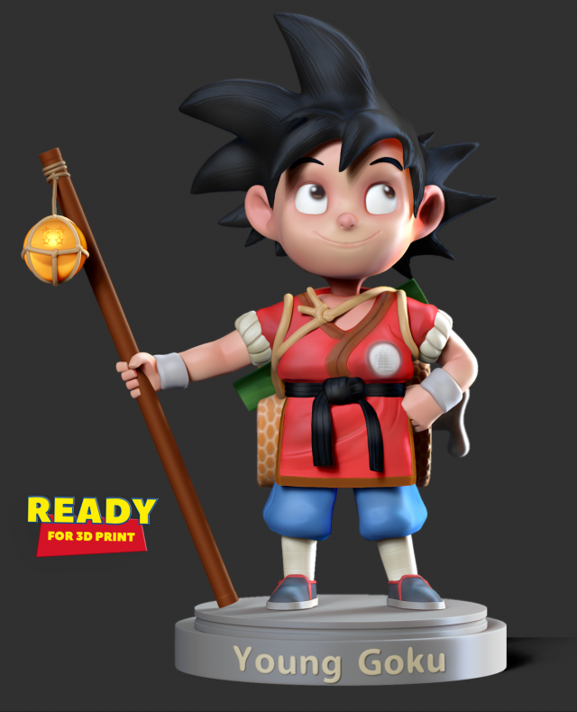 oğul goku 3d yazdır model in çocuk 3dexport ejder topu şirin manga anime 3D print model - Mito3D