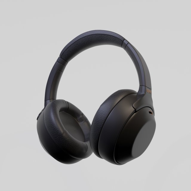 Sony kulaklık 3D print model - Mito3D