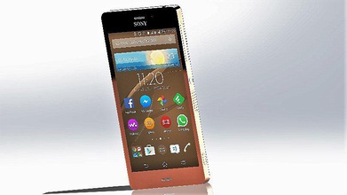 sony Ericsson V3 smarthphone 3d print model - Mito3D