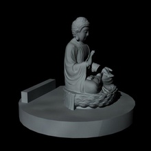 soporte de buda gratuito 3d stampa modello in accessori 3dexport arte desing hogar casa herramienta 3d print model - Mito3D