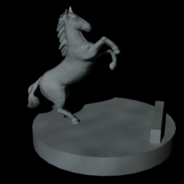 soporte caballo free 3d print model in accessories 3dexport art diseo herramienta hogar 3D print model - Mito3D