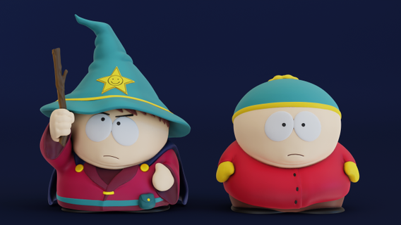 sur parque cartman modelos figuritas Sur dibujos animados juego palo mago fantasía Stan Keny kyle 3d print model - Mito3D