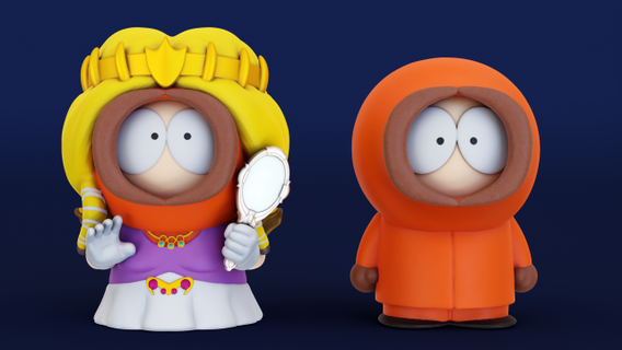 güney park kenny modeller figürinler Güney Parkı karikatür oyun gerçek sopa Cartman fantezi rpg komedi minyatür yazdırılabilir heykelcik prenses karakter 3d print model - Mito3D