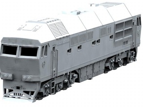 sovietico locomotiva tep70 3d modello in treno 3dexport diesel ferrovia lavori solidi 3d print model - Mito3D