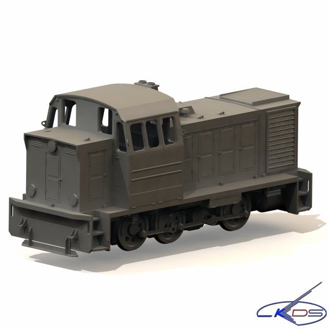 soviet locomotive tgm23 railway 3d solidworks 3D print model - Mito3D