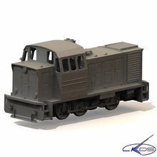 soviet locomotive tgm23 railway 3d solidworks 3d print model - Mito3D