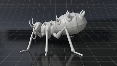 Uzay böcek yabancı minyatür şekil vermek canavar minyatürler bilim fi figürinler 3d print model - Mito3D