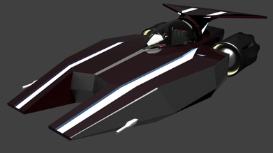 space ship 2099 spaceship spacecraft craft vehicle elegant blender lighting 3d print model - Mito3D