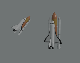 space shuttle 3d model in real spacecraft 3dexport apollo launch lunar spacesuit cosmonaut moonwalk kennedy scientific person armstrong launcher rover crater visor rocket fly cosmos 3d print model - Mito3D