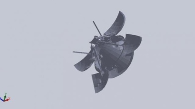 vaisseau spatial Mars libre espace Satellite 3d print model - Mito3D