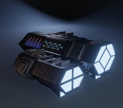 uzay gemisi 3d model in 3dexport cosmos as 3d print model - Mito3D