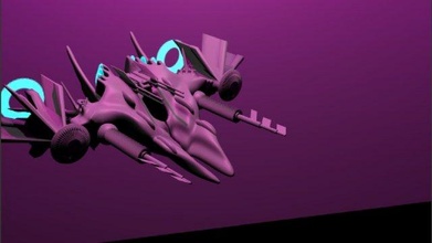 spaceship space 3d print model - Mito3D
