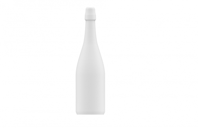 sparkling bottle 750 ml kitchen dining champagne 3d-printable 3d-print cava wine 3d-print-model 3D print model - Mito3D