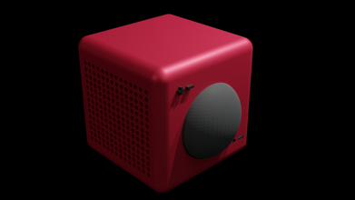 speaker 3d model in electronic 3dexport speakers bluetooth audio audio-device bocina bocinas loudspeaker music gadget 3d print model - Mito3D